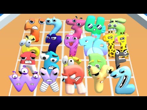 Merge Alphabet Run ABC Letter Go, Number Run, Spider Train Alphabet 3D ...