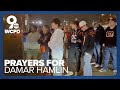 Bengals, Bills fans pray outside Damar Hamlin&#39;s hospital