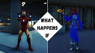 What Happens if You Eliminate Boss Iron Man as Mystique in Fortnite! - Shapeshifter Emote Experiment