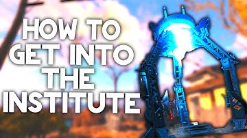 Fallout 4 How To Get Into The Institute! How To Build The Teleporter (Institute Location)
