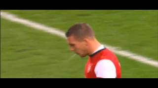 Lukas Podolski - Great Goal ~  Arsenal - Coventry 2-0 (24/01/2014)