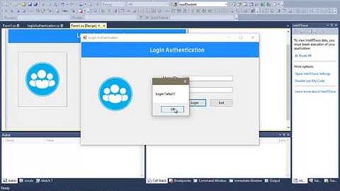 User Login Authentication in C#  step by step