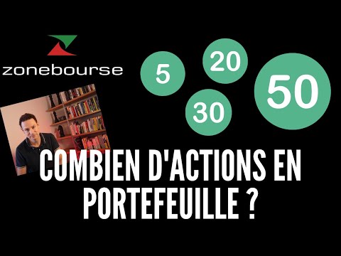 Combien d'actions en portefeuille ?