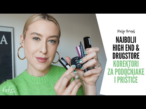 Najbolji KOREKTORI za PODOČNJAKE i PRIŠTIĆE! High end & drugstore😍 ~ Koko