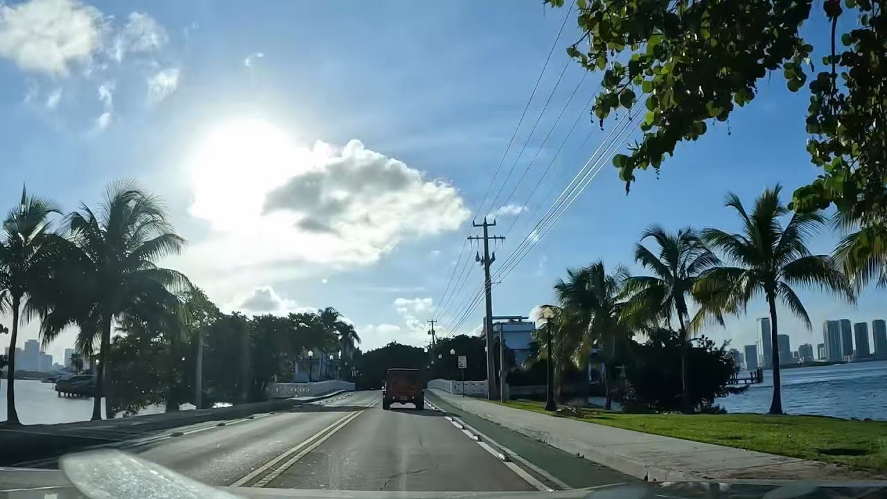 Driving in Miami (From Miami Beach To FTX Arena) - YouTube
