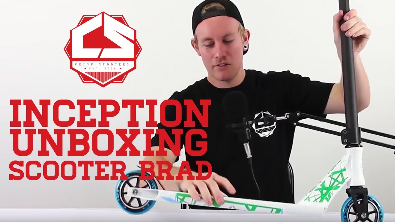 Scooter Brad | Crisp Inception Unboxing - YouTube