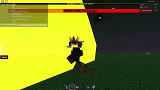 Roblox Boss battle - vs Atomic kill bot speed run