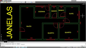 Como representar vão na planta baixa?