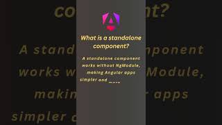 Standalone Component #angular #programming #frontend #shorts