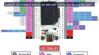 LoRa32 V3 915MHZ ESP32-S3 WiFi+BT ESP32 Dev Board SX1262 CP2102 OLE... — Top Rated 2026 | Buy Now!