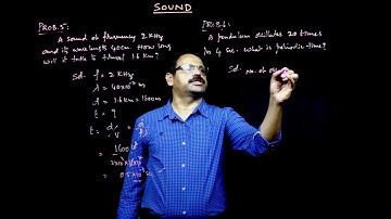 CBSE VIII PHYSICS LESSON 13 SOUND PROBLEM 05 & 06 | Brainbox School | Digital Classes