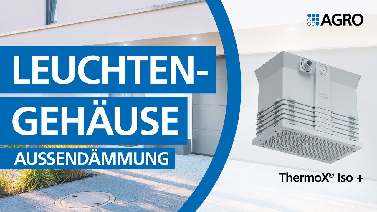Leuchtengehause Fur Die Aussendammung Youtube 