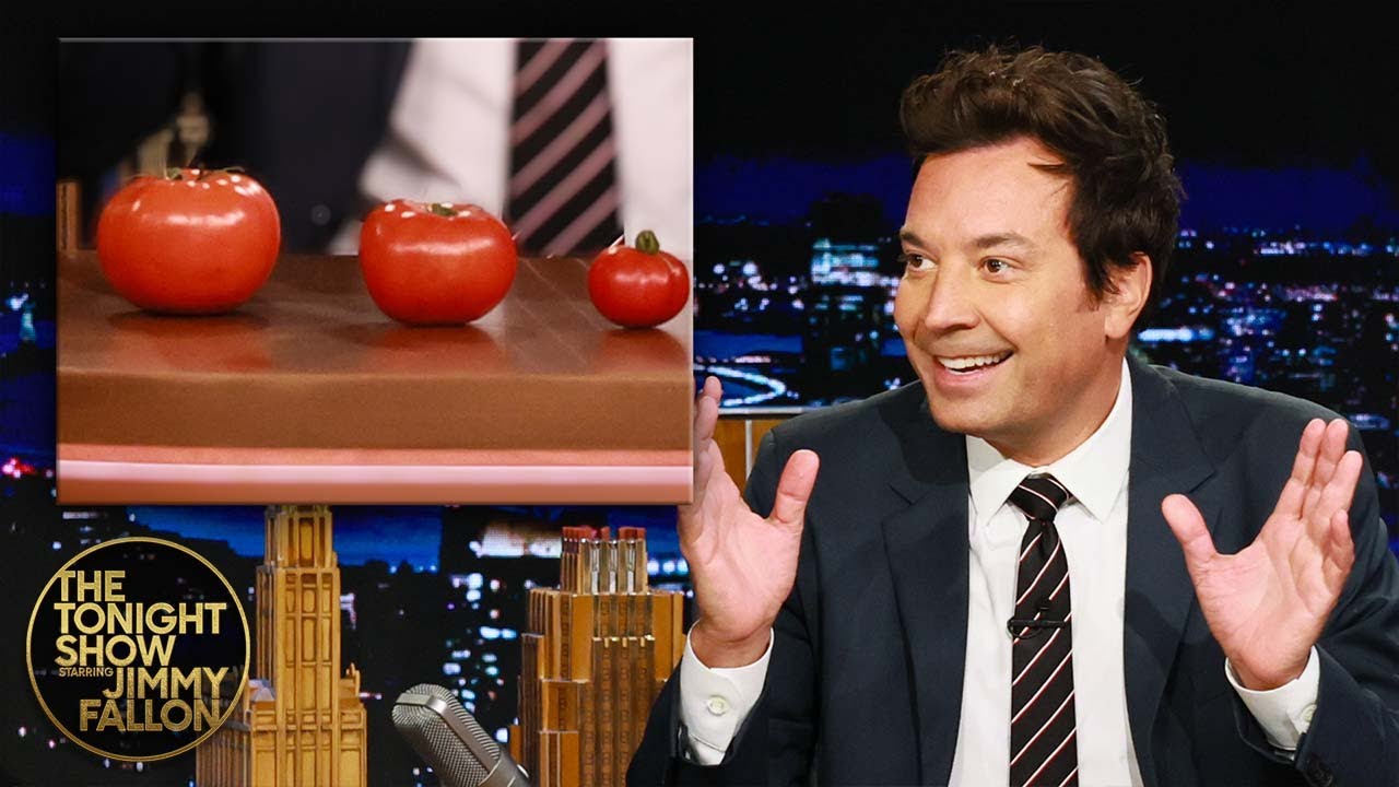 Jimmy Creates the Snack of the Summer with His Beefmaster Tomato | The Tonight Show
