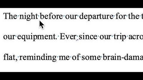 LibreOffice Space Problem