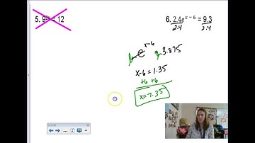 3.4 Exponential and Logarithmic Equations PreCalc 2017