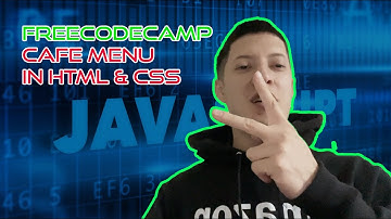 freeCodeCamp Cafe Menu in HTML & CSS