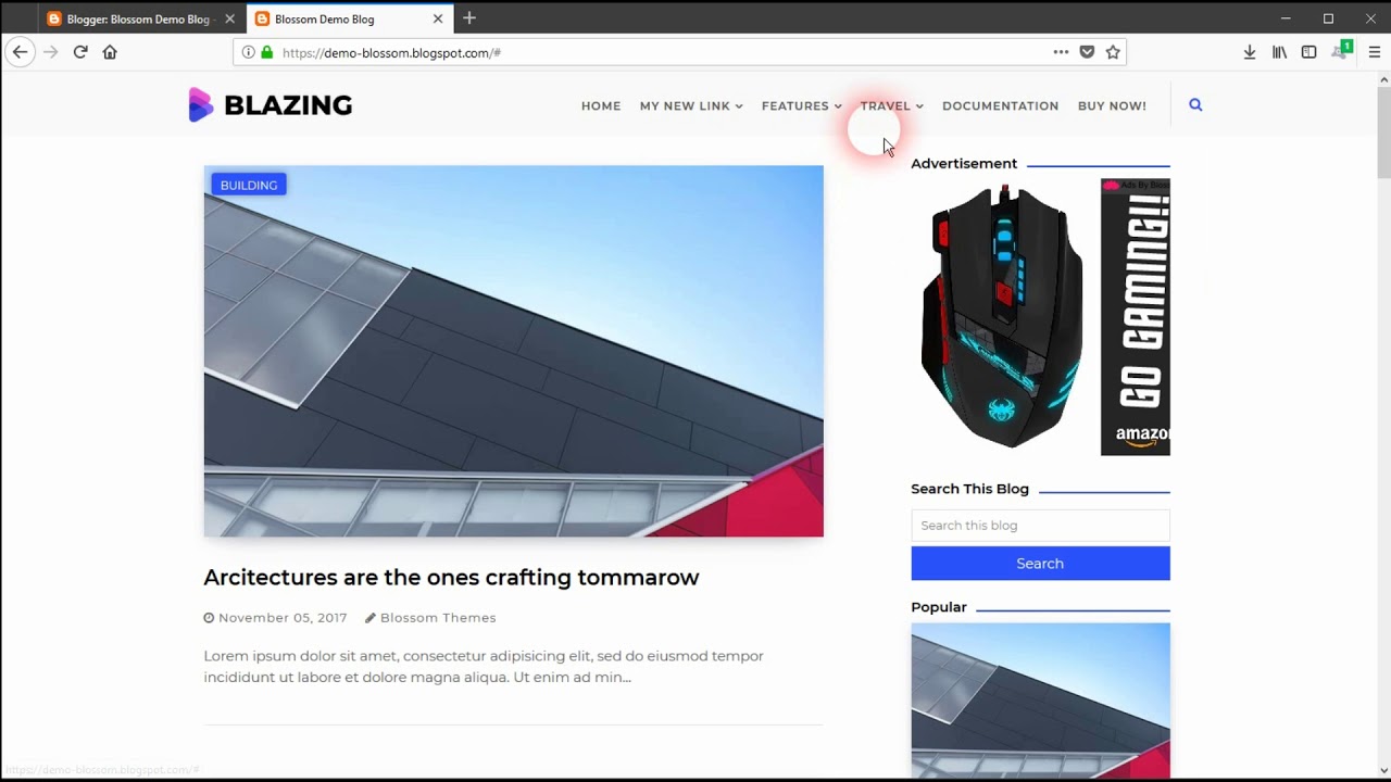 Setting up Navigation Menu & Mega Menu [Blogger] - YouTube