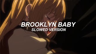 brooklyn baby - lana del rey (slowed & reverbed)