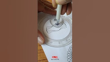 Spirograph drawing tutorial for beginners 😍😍. #shorts #spirograph #satisfying #trending
