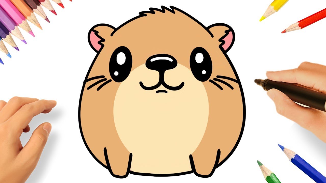 Aprenda a Desenhar uma Capivara a partir da Letra C com este Tutorial  Divertido para Crianças 