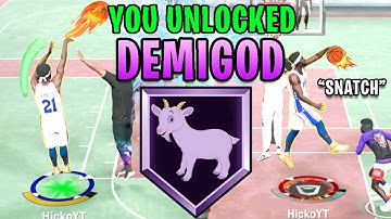 DEMIGOD CENTER MIXTAPE 🔥SNATCH BLOCKS, CONTACTS & CRAZY HANDLES! NBA 2K20