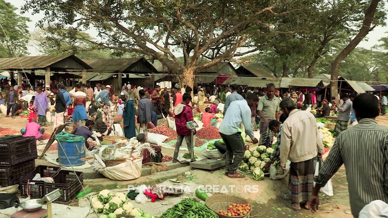 বগুড়ার বিশাল জমজমাট ওমরপুর হাট