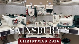 SAINSBURY’S CHRISTMAS 2026 COLLECTION 🎄✨ | First Items 