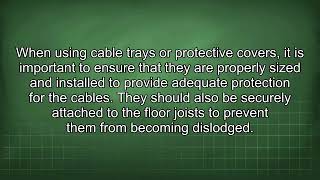 Crawl Space Wiring NM Cable Code Compliance Explained