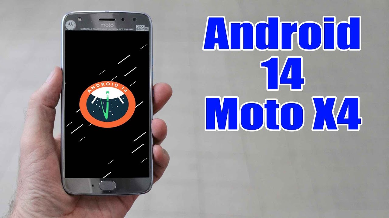Install Android 14 on Moto X4 (LineageOS 21) - How to Guide! - YouTube
