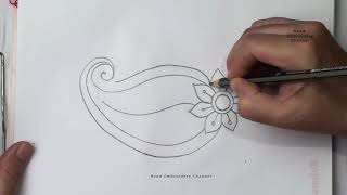 Kolka Drawing Tutorial || @HandEmbroideryChannel