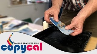 How to Print & Apply Decals to a Candle.