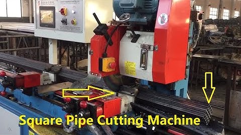 Square Pipe Cutting Machine CNC Automatic SS Tube Sawing Cutting Machine