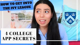 4 COMMON APP & COLLEGE ESSAY SECRETS: how I got into Columbia University