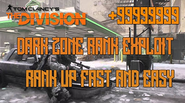 *NEW* DARKZONE RANK GLITCH! "LEVEL UP FAST IN THE DARKZONE" AFTER PATCH