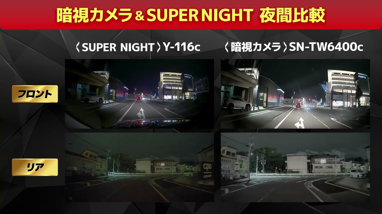 SN-TW6400c｜前後2カメラドライブレコーダー | Yupiteruダイレクト