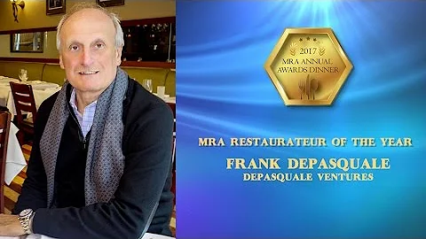 Frank DePasquale- MRA 2017 Restaurateur of the Year