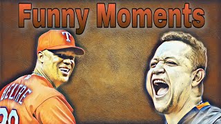 MLB // Miguel Cabrera & Andrian Beltre Funny Moments