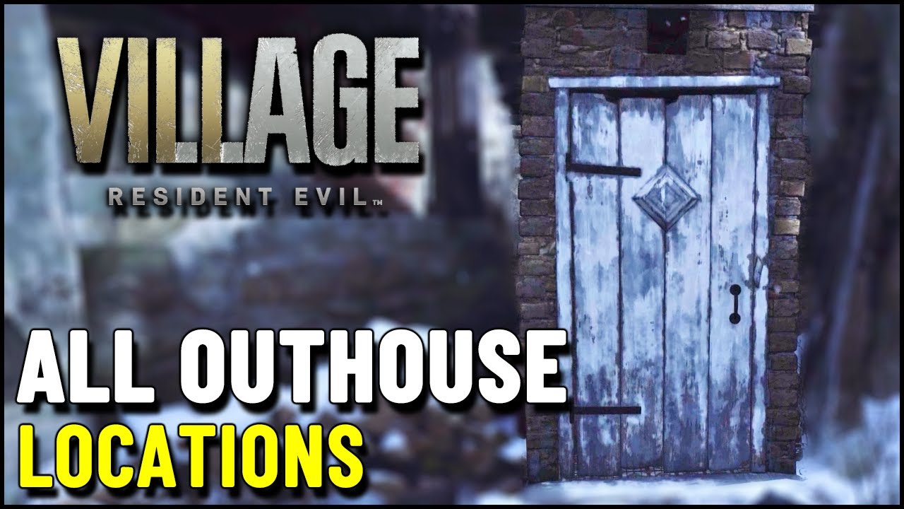 Resident Evil 8 Village ALL OUTHOUSE LOCATIONS (When you gotta go