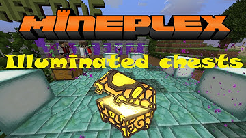 Opening 20 Illuminated treasure chests in Mineplex!