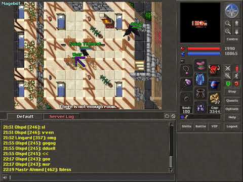 TIBIA 8.6 TREINO 1 - EVOLUINDO PUSH!