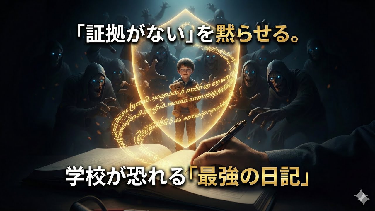 【いじめ】学校の「証拠がない」を封じ込める。裁判や重大事態調査で勝つための『記録』作成術【我が子がいじめ被害にあって思うこと】(HitoniYori)