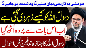 Rasool Allah (s.a.w) Ki Shahadat Kaise Hui..? | Ayatollah Syed Aqeel ul Gharavi