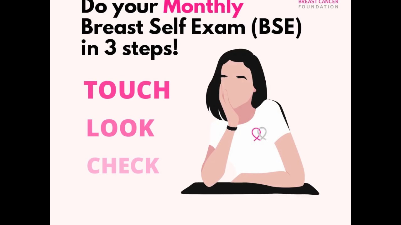 breast bse examination self video
