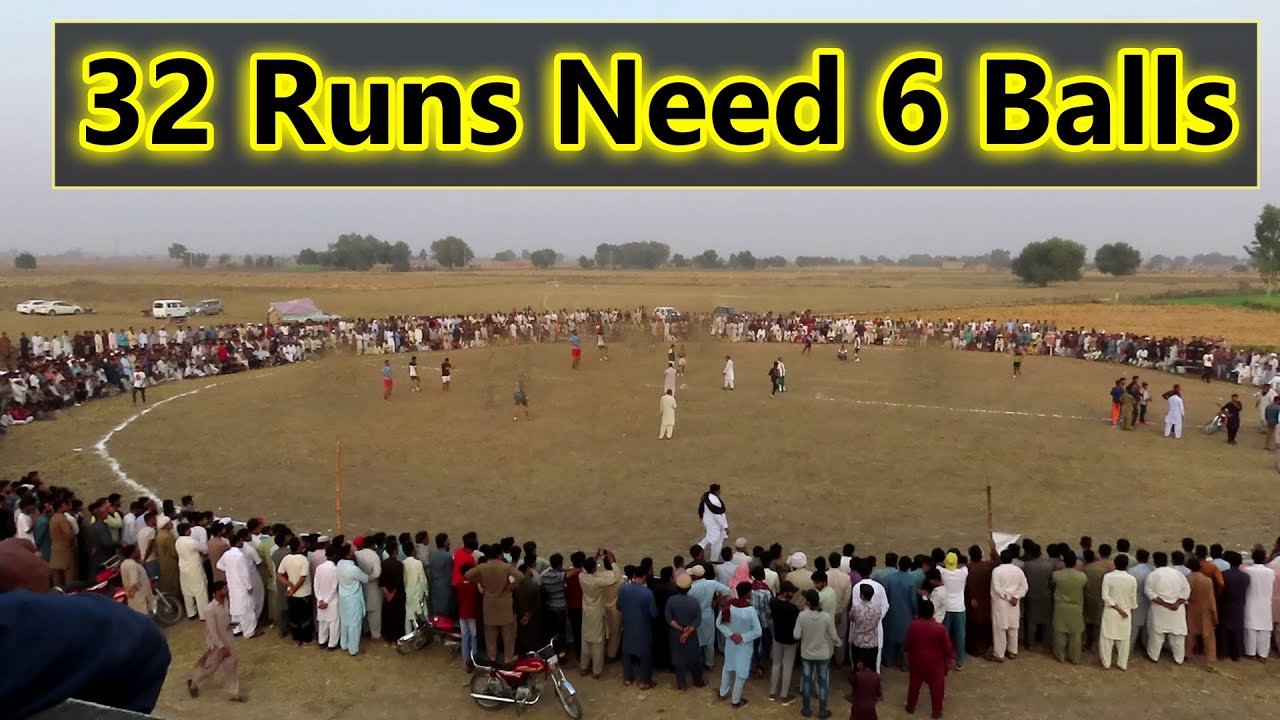 32 Runs Required in Last 6 Balls Most Thrilling Cricket Match Ever ...