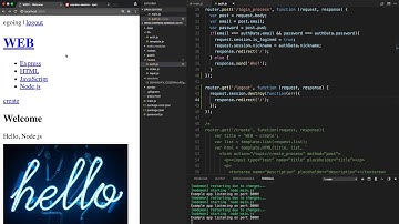 Web4 - Express Session & Auth 6.6. 인증구현 - 로그아웃