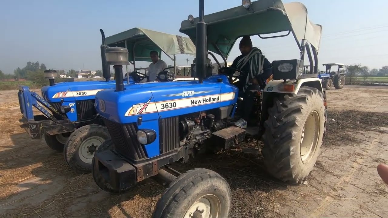 ट्रैक्टर एक जैसे चाल में कितना अंतर गेर बॉक्स का फर्क है? New Holland 3630 tractor road speed test