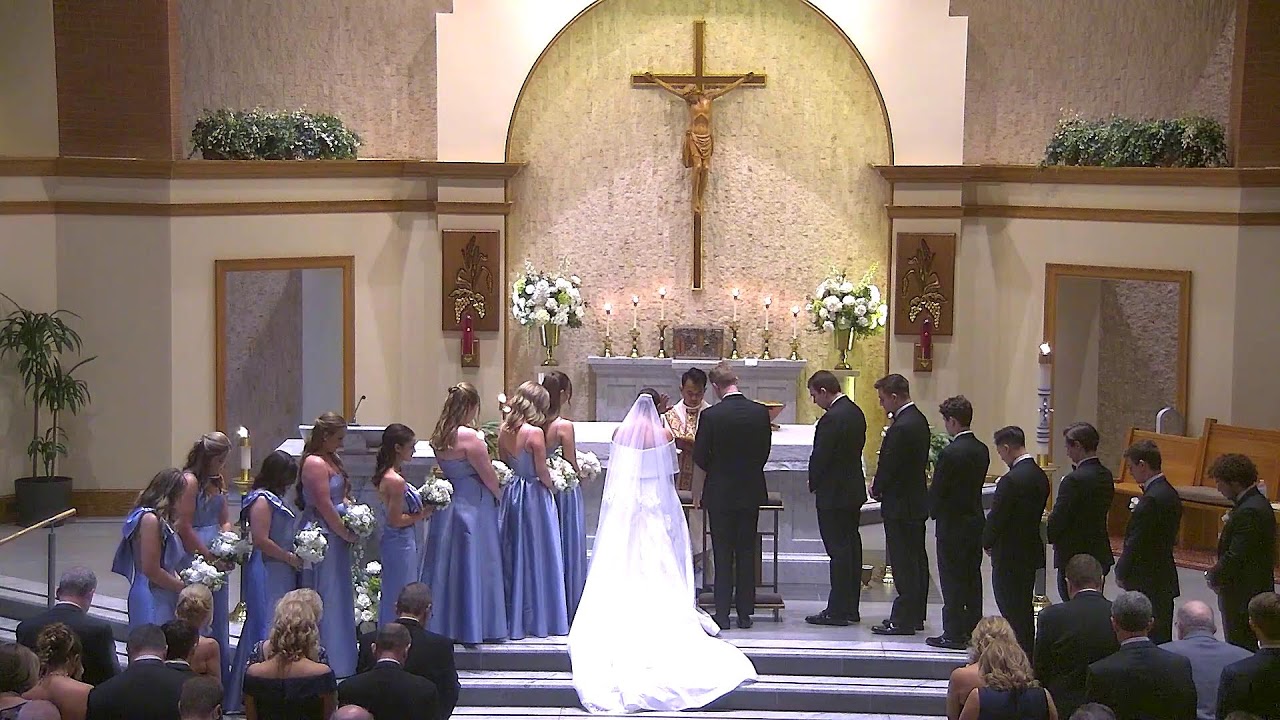 Wedding Mass for Kate Huigens & Riley Crismon, May 24, 2025.