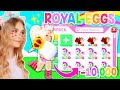 100 ROYAL EGGS Got Me THIS MANY *LEGENDARIES* In Adopt Me! (Roblox)