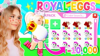 100 ROYAL EGGS Got Me THIS MANY *LEGENDARIES* In Adopt Me! (Roblox)