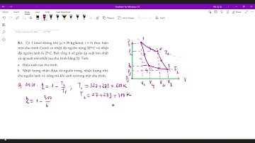 Vật lý 2 Giải bài tập nguyên lý II Nhiệt động lực học
